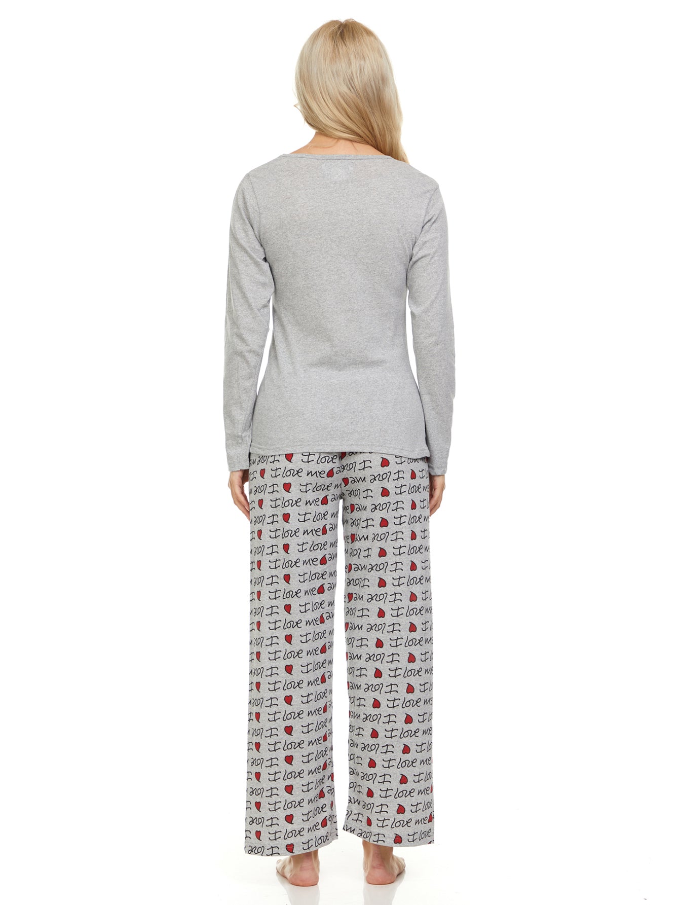 1143P Women Pajamas Set Long Sleeve, 2-Piece Female Pajamas Set