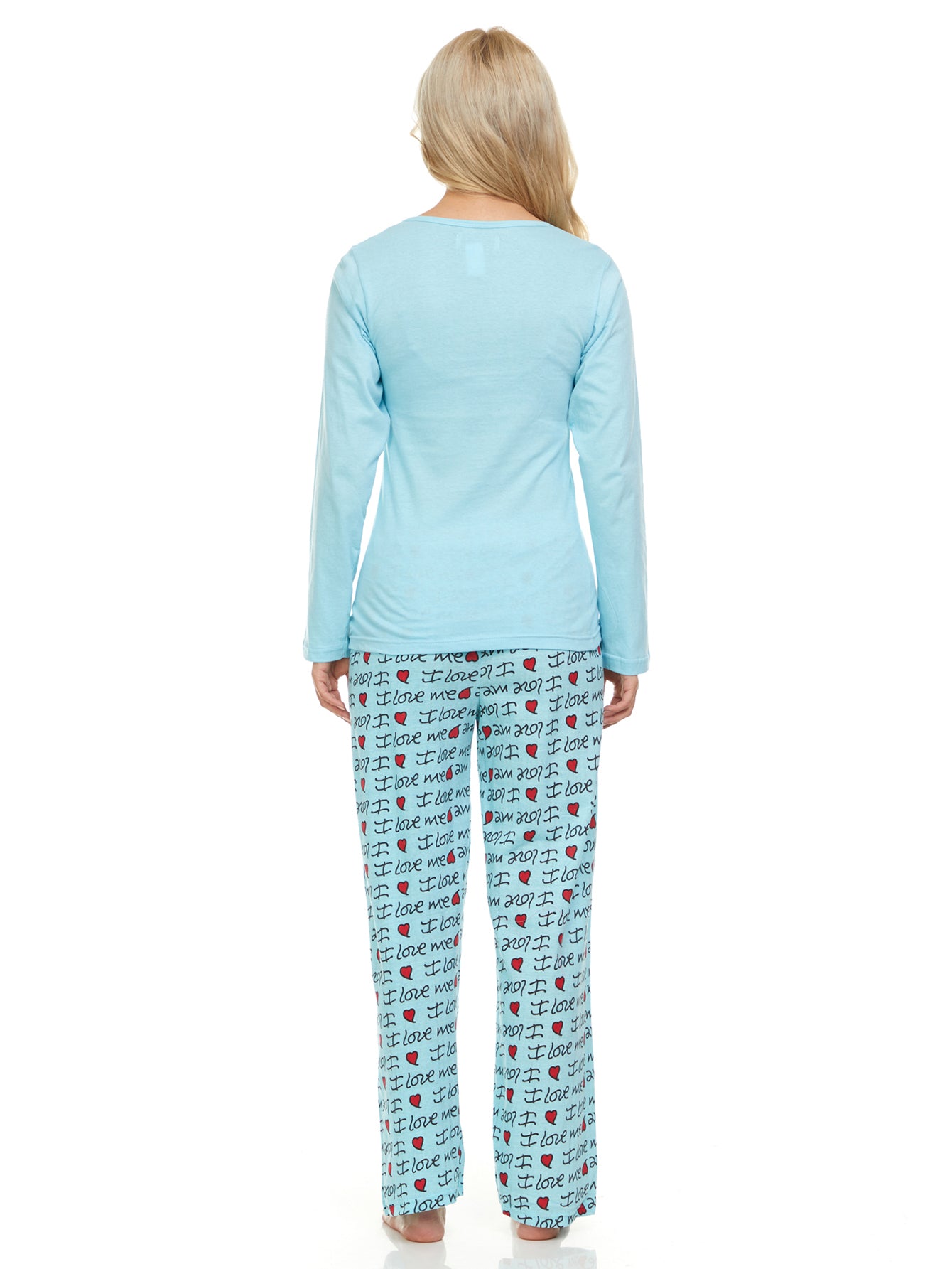 1143P Women Pajamas Set Long Sleeve, 2-Piece Female Pajamas Set