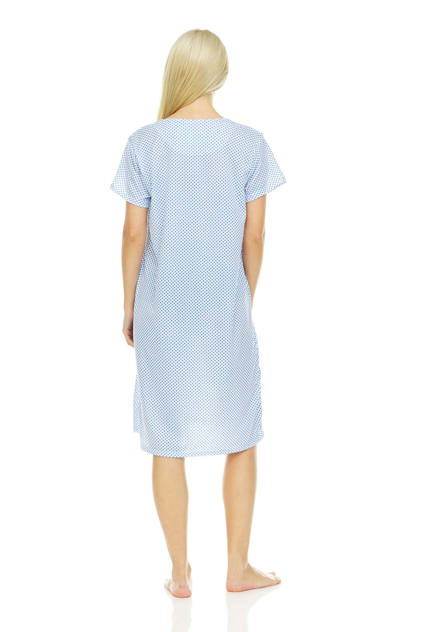 824 Women Nightgown Sleepwear Female Short Sleeve Sleep Dress Nightshirt