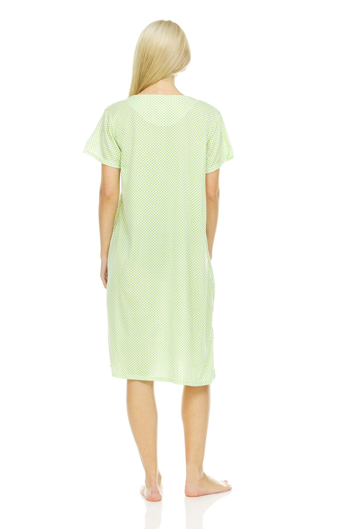 824 Women Nightgown Sleepwear Female Short Sleeve Sleep Dress Nightshirt