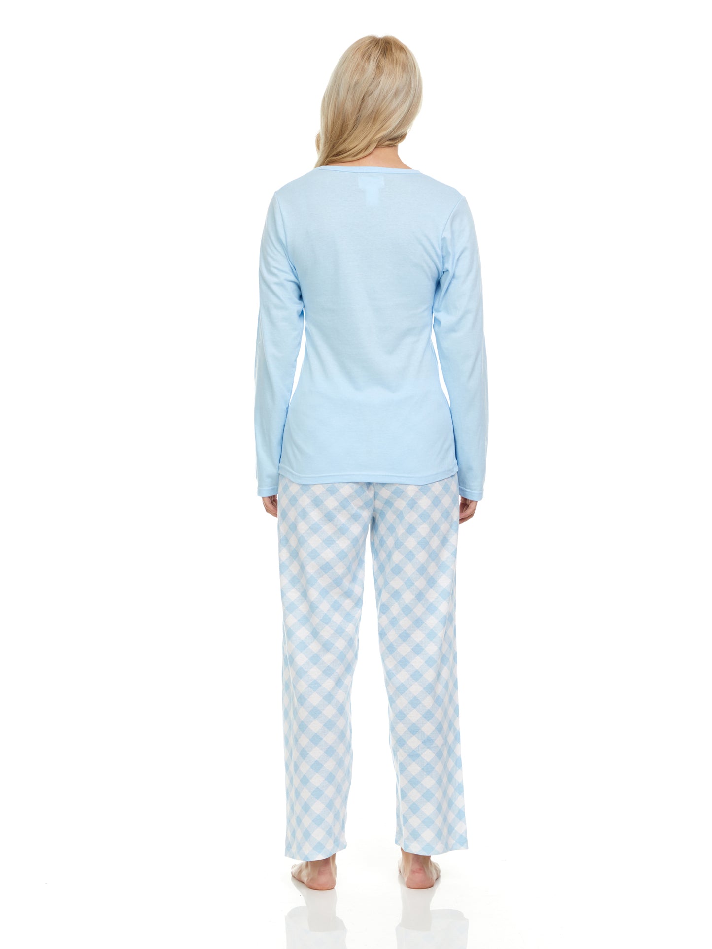 1145P Women Pajamas Set Long Sleeve, 2-Piece Female Pajamas Set