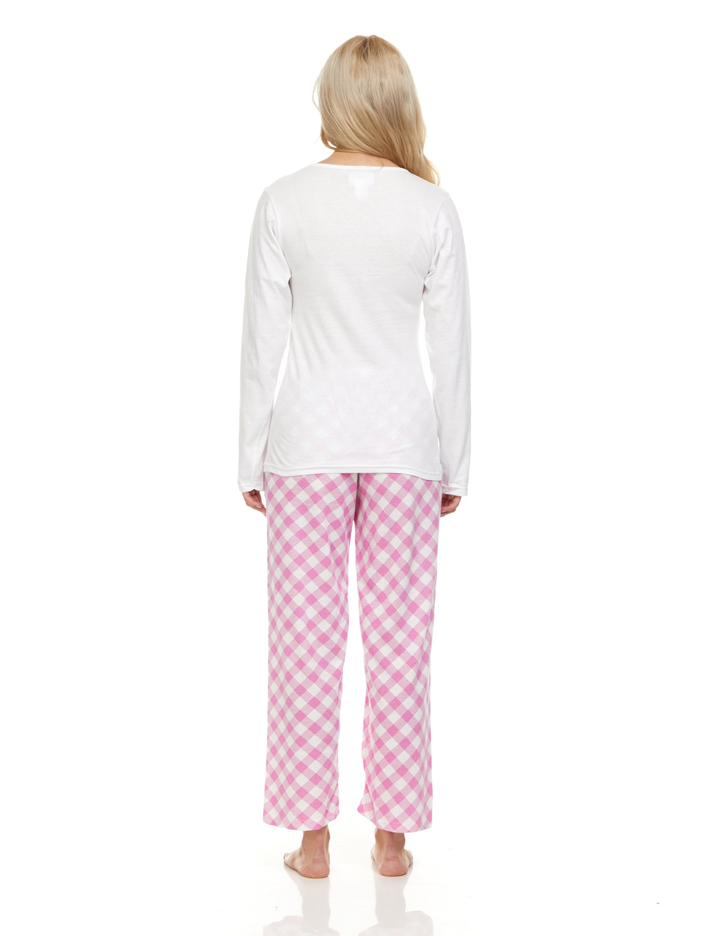 1145P Women Pajamas Set Long Sleeve, 2-Piece Female Pajamas Set